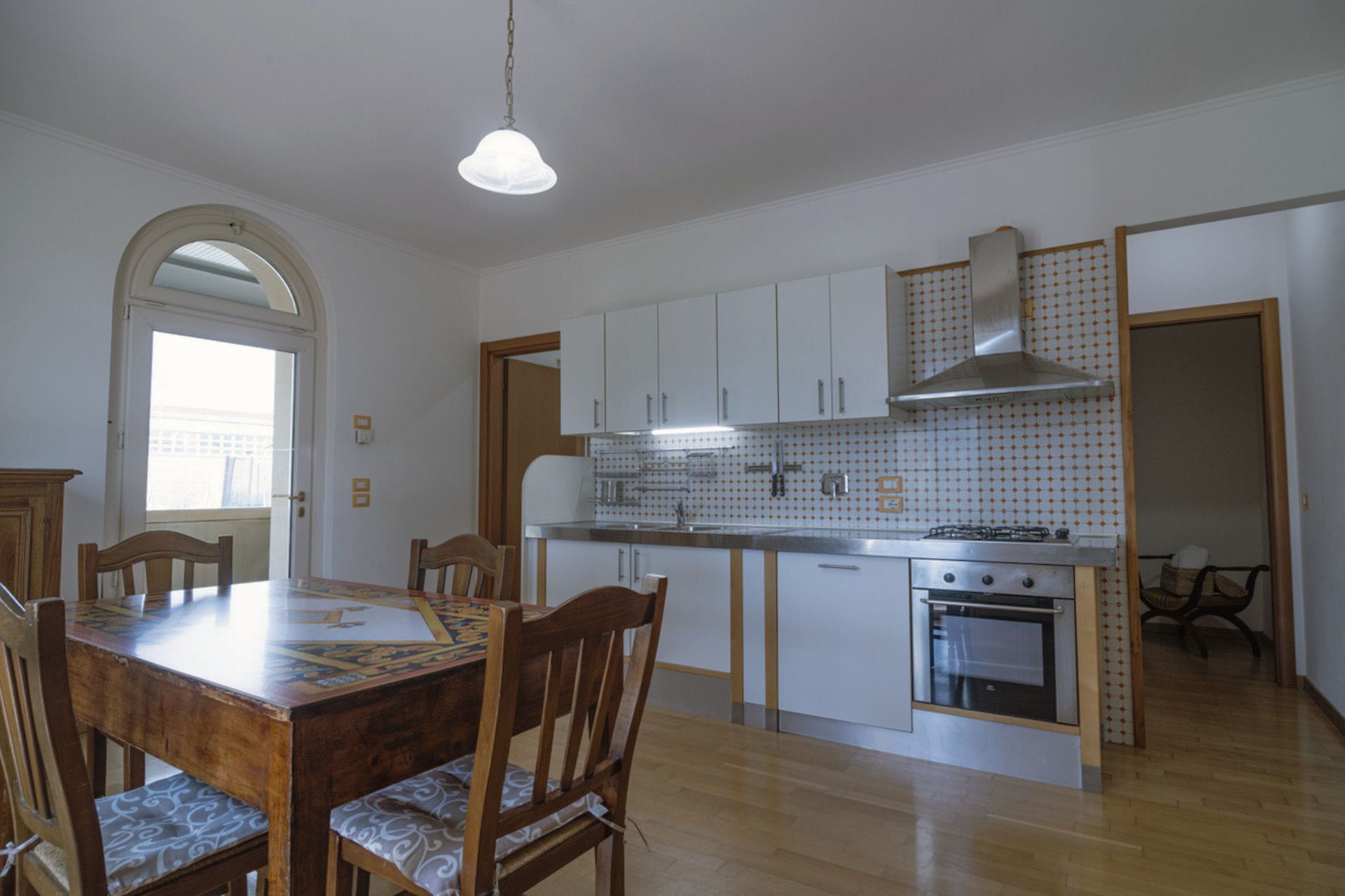 Cucina attrezzata dell’appartamento all’Agriturismo Ai Prati Perugia
